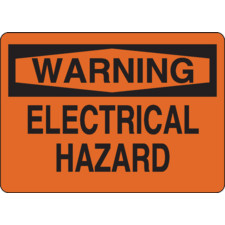 Warning Electrical Hazard Sign - Brady Part: 20205 | Brady | BradyID.com