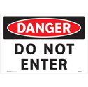 DANGER Do Not Enter sign sku:102435