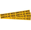 DOMESTIC HOT WATER Pipe Marker sku:103549