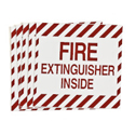FIRE EXTINGUISHER INSIDE Labels sku:103635