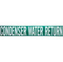 CONDENSER WATER RETURN Polyester Pipe Markers sku:106075-PK