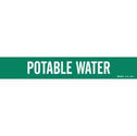 POTABLE WATER Polyester Pipe Markers
