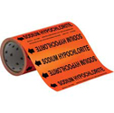 SODIUM HYPOCHLORITE Roll Form Pipe Marker sku:109681
