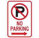 No Parking Sign sku:124380
