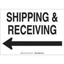 Shipping and Receiving Sign sku:124497