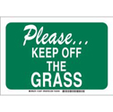 Please Keep Off The Grass Sign sku:124869