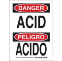Bilingual DANGER Acid Sign sku:125133