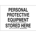 Personal Protective Equipment Stored Here Sign