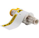 All Weather Permanent Adhesive Vinyl Labels for BBP85 Printer - 4" x 6", ANSI CAUTION Header sku:130749