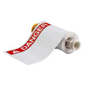 All Weather Permanent Adhesive Vinyl Labels for BBP85 Printer - 7" x 10", ANSI DANGER Header sku:130753