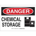 DANGER Chemical Storage Sign