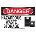 DANGER Hazardous Waste Storage Sign sku:131755