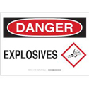 DANGER Explosives Sign