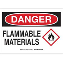 DANGER Flammable Materials Sign sku:131787