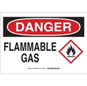 DANGER Flammable Gas Sign sku:131795