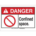 DANGER Confined Space. Sign sku:143655