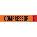 Ammonia (IIAR) Pipe Marker: Compressor sku:145836