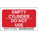Empty Cylinder Do Not Use Sign sku:17961