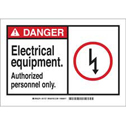 DANGER Electrical Equipment. Authorized Personnel Only. Sign sku:21727