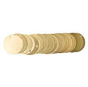 Blank Brass Round Valve Tags