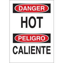 Bilingual DANGER Hot Sign sku:38360
