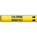 CHLORINE Snap-On/Strap-On Pipe Marker