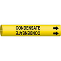 CONDENSATE Snap-On/Strap-On Pipe Marker