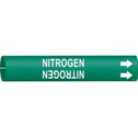NITROGEN Snap-On/Strap-On Pipe Marker sku:4099-A