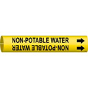 NON-POTABLE WATER Snap-On/Strap-On Pipe Marker