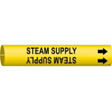STEAM SUPPLY Snap-On/Strap-On Pipe Marker