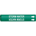 STORM WATER Snap-On/Strap-On Pipe Marker sku:4134-A