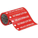 FIRE AUTO SPRINKLERS Roll Form Pipe Marker sku:15541