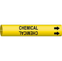 CHEMICAL Snap-On/Strap-On Pipe Marker sku:4169-A