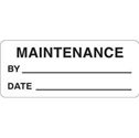 Maintenance Label sku:42221