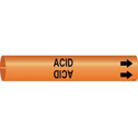 ACID Snap-On/Strap-On Pipe Marker sku:4289-A