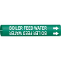 BOILER FEED WATER Snap-On/Strap-On Pipe Marker sku:4300-F
