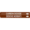 CARBON DIOXIDE Snap-On/Strap-On Pipe Marker sku:4306-A