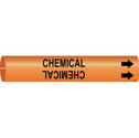CHEMICAL Snap-On/Strap-On Pipe Marker