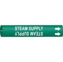 STEAM SUPPLY Snap-On/Strap-On Pipe Marker