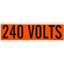 240 Volts Conduit and Voltage Labels sku:152354