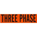 Three Phase Conduit and Voltage Labels