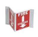 V Fire Extinguisher Sign