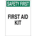 SAFETY FIRST First Aid Kit Sign sku:22644