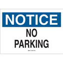 NOTICE No Parking Sign sku:122415