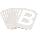 2" White Gothic Font Quik-Align Self-Spacing Numbers and Letters sku:5080P-4