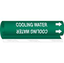 COOLING WATER High Performance Pipe Marker sku:5668-O