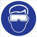 Safety Goggles Symbol Labels