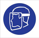 Face Shield Symbol Labels
