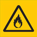 Flammable Symbol Labels sku:58580