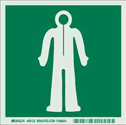 BradyGlo Immersion Suit Sign sku:59122